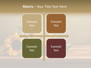 Bouquet Autumn Layout PowerPoint Template
