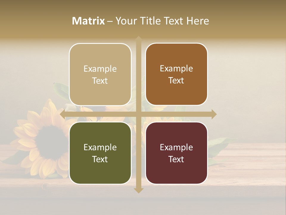 Bouquet Autumn Layout PowerPoint Template