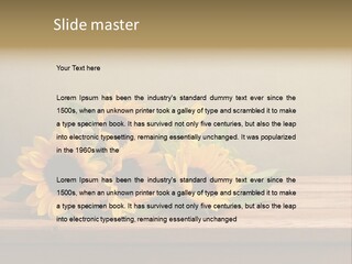 Bouquet Autumn Layout PowerPoint Template