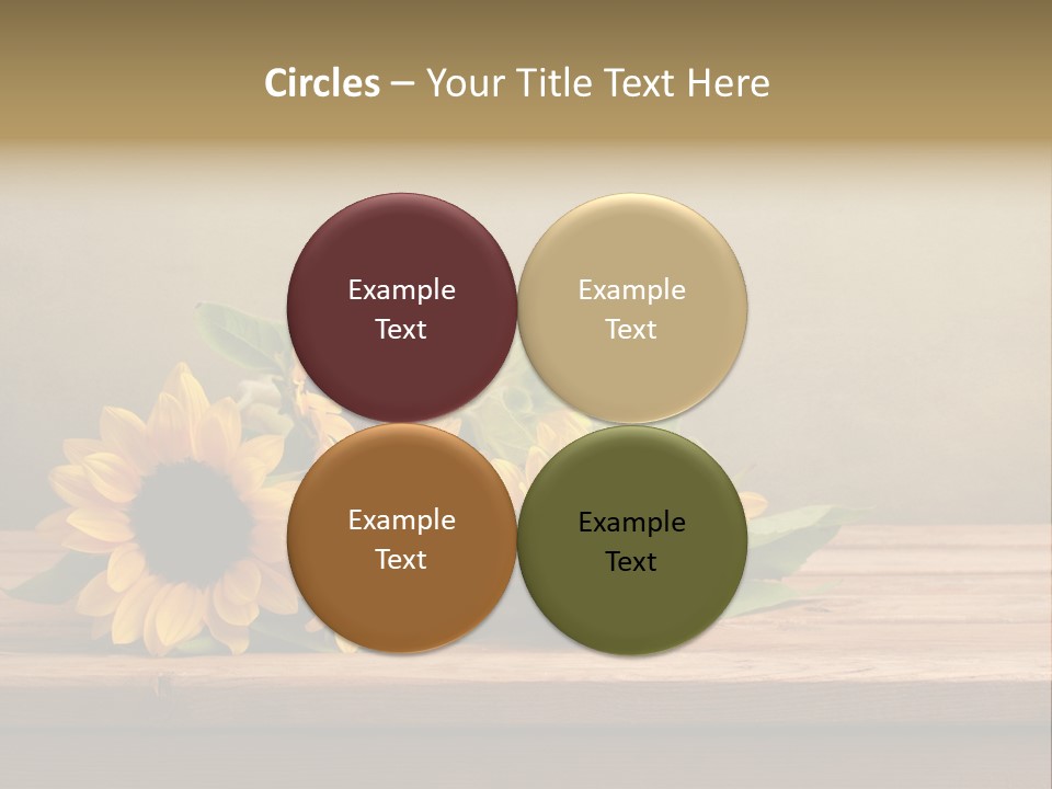 Bouquet Autumn Layout PowerPoint Template