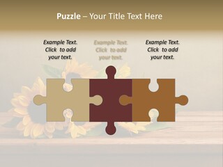 Bouquet Autumn Layout PowerPoint Template
