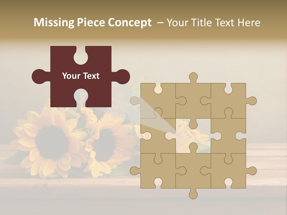 Bouquet Autumn Layout PowerPoint Template