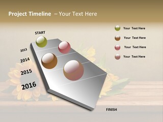 Bouquet Autumn Layout PowerPoint Template
