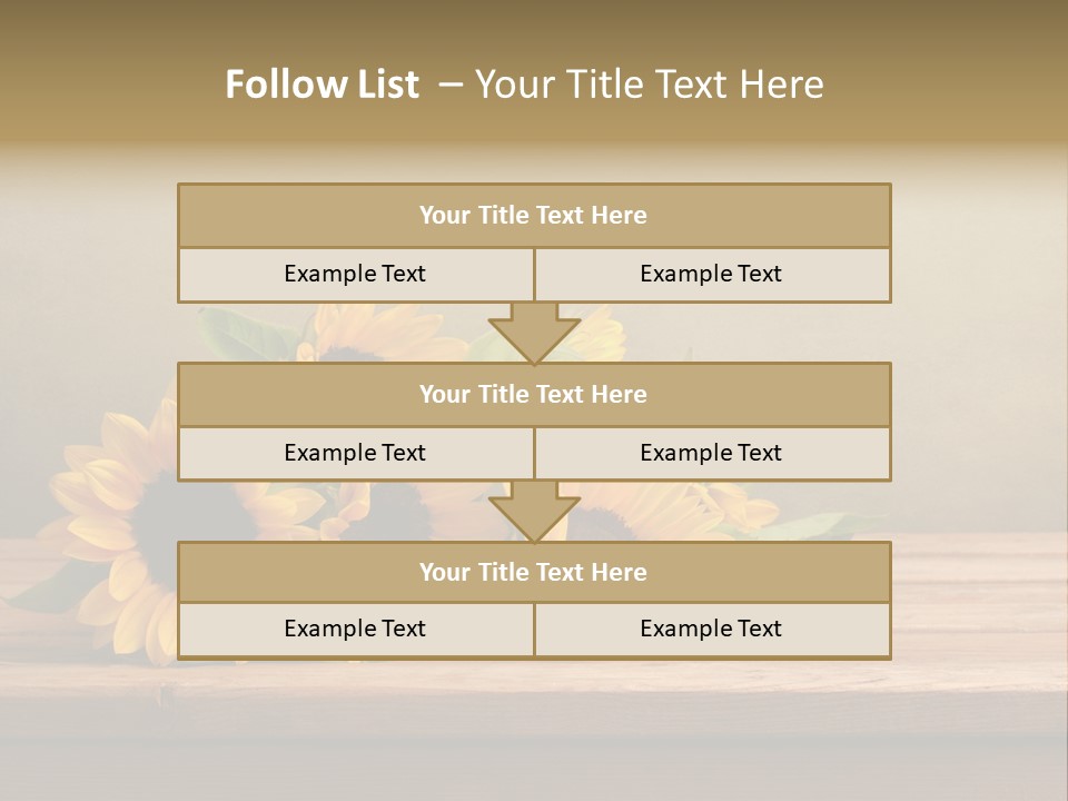 Bouquet Autumn Layout PowerPoint Template