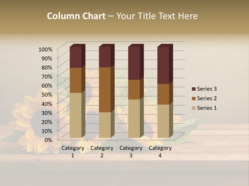 Bouquet Autumn Layout PowerPoint Template