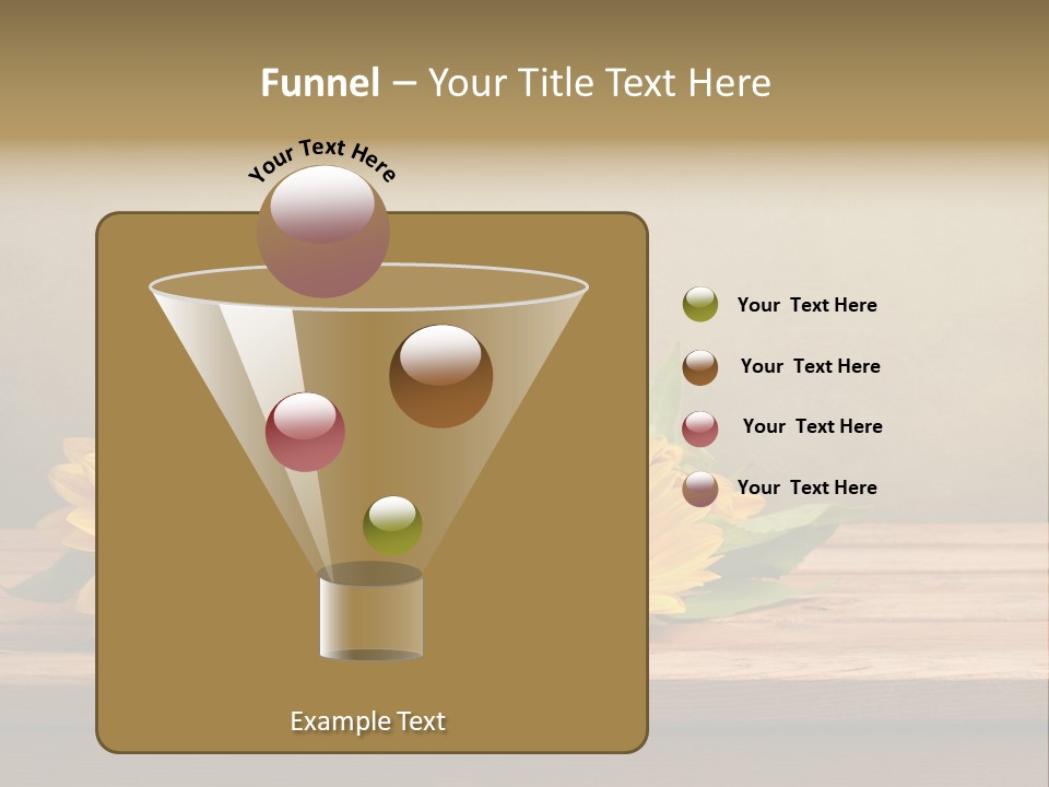 Bouquet Autumn Layout PowerPoint Template