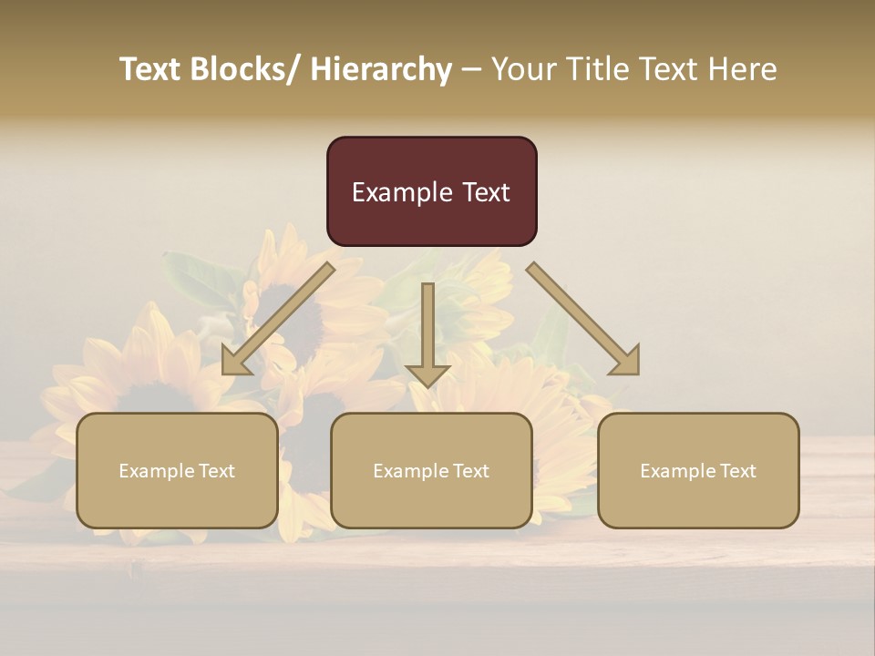 Bouquet Autumn Layout PowerPoint Template