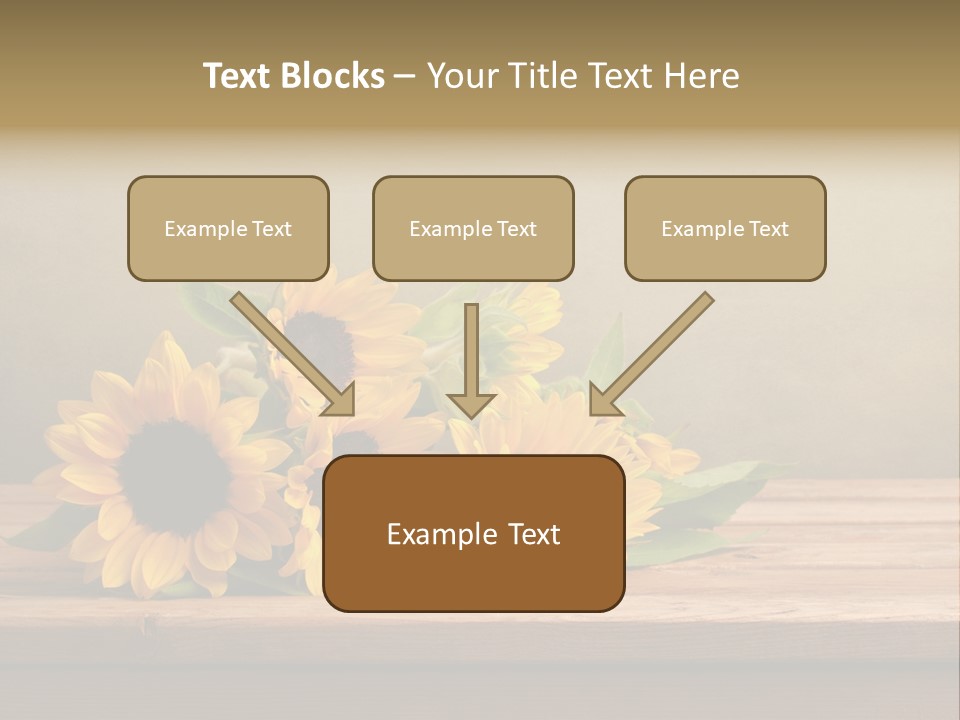 Bouquet Autumn Layout PowerPoint Template