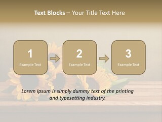 Bouquet Autumn Layout PowerPoint Template