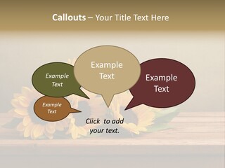 Bouquet Autumn Layout PowerPoint Template