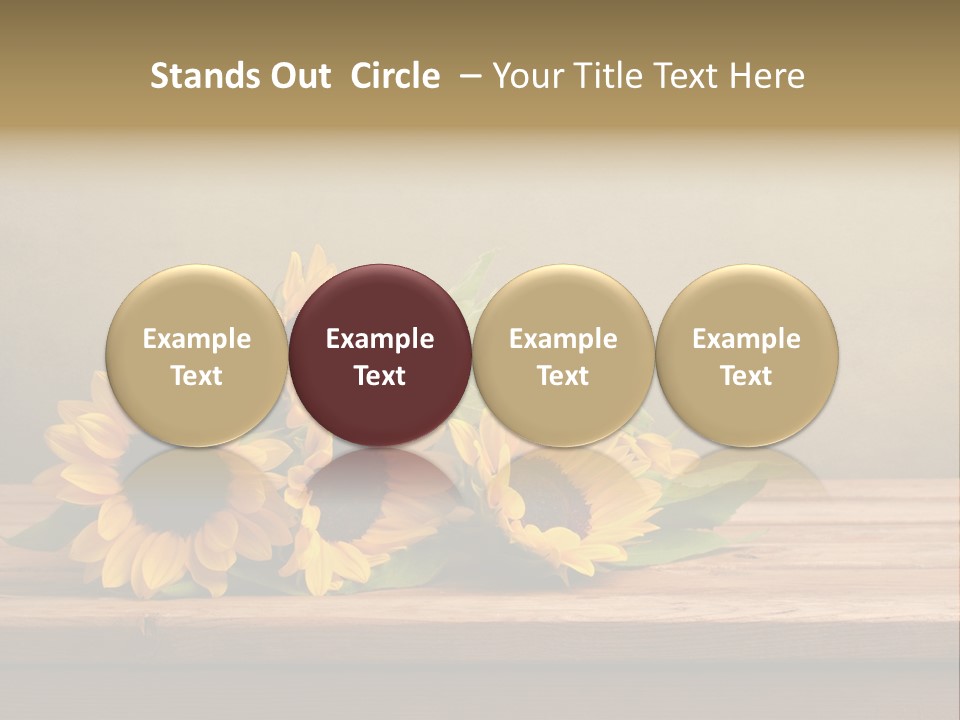 Bouquet Autumn Layout PowerPoint Template