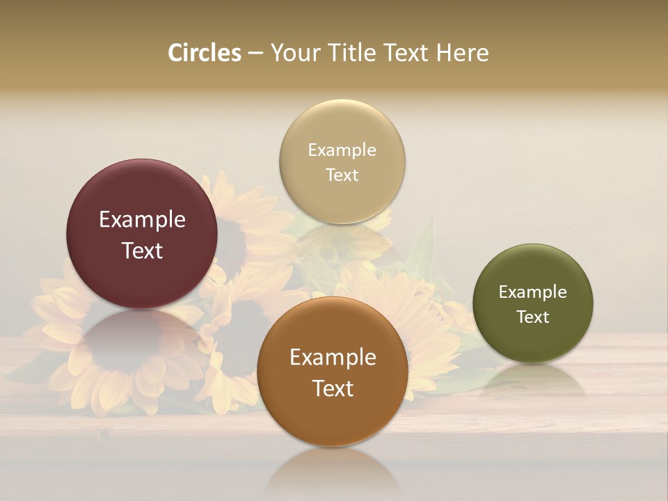 Bouquet Autumn Layout PowerPoint Template