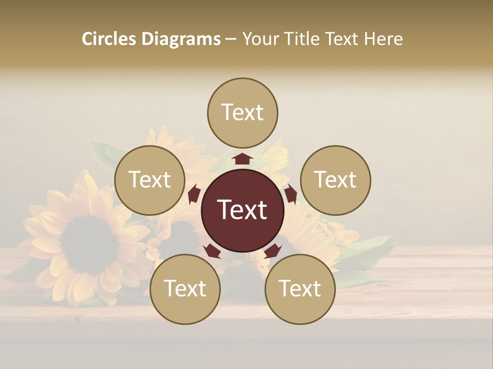 Bouquet Autumn Layout PowerPoint Template