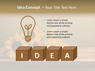 Bouquet Autumn Layout PowerPoint Template