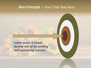 Bouquet Autumn Layout PowerPoint Template