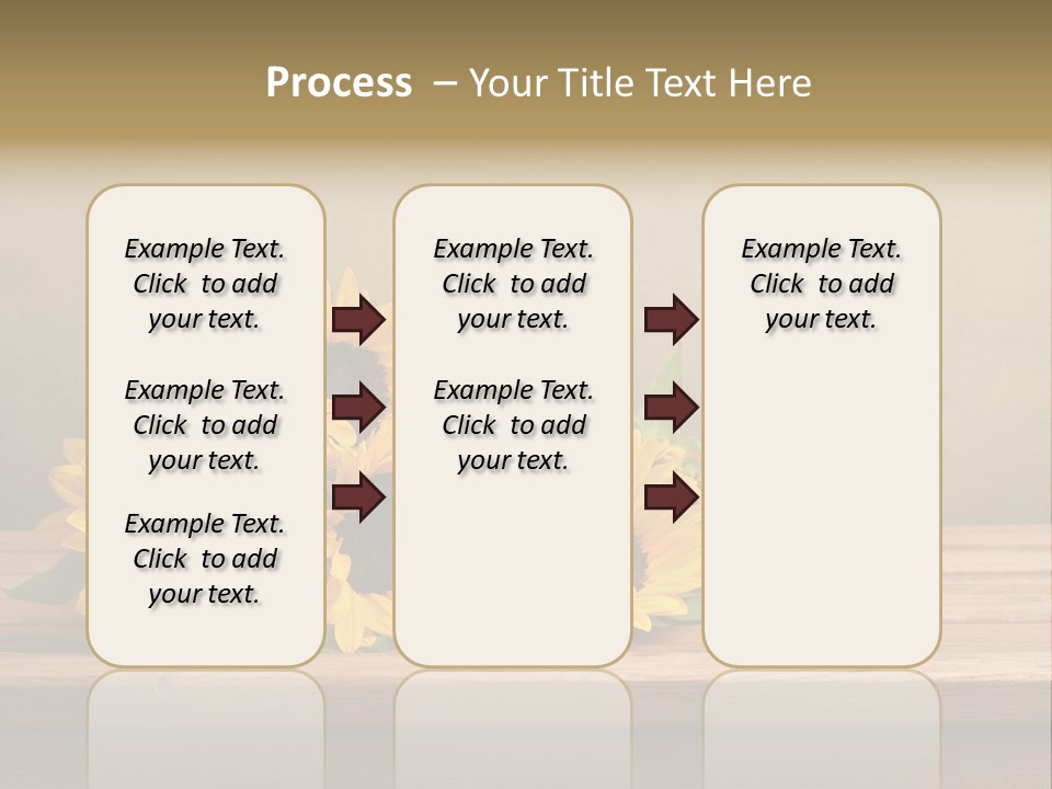Bouquet Autumn Layout PowerPoint Template