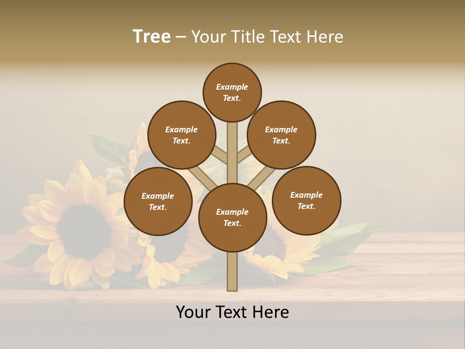Bouquet Autumn Layout PowerPoint Template