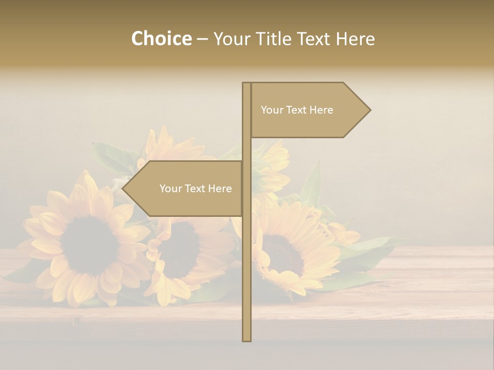 Bouquet Autumn Layout PowerPoint Template
