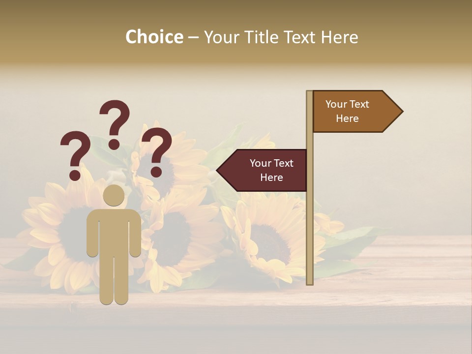 Bouquet Autumn Layout PowerPoint Template