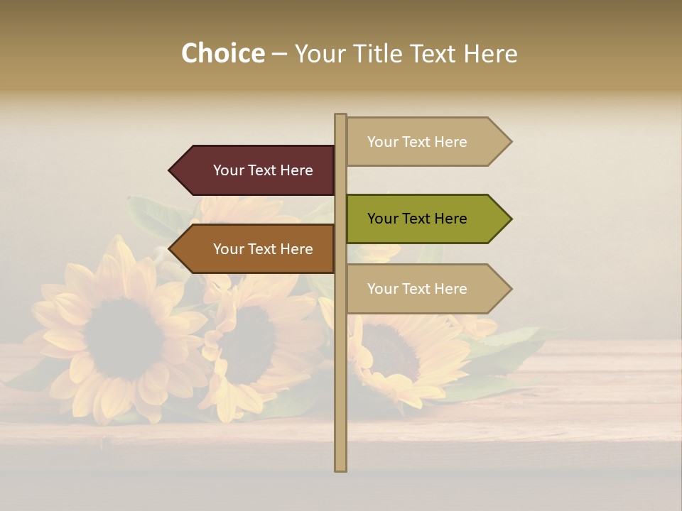 Bouquet Autumn Layout PowerPoint Template