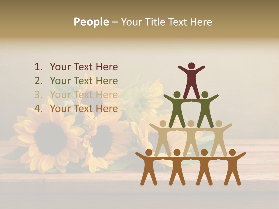 Bouquet Autumn Layout PowerPoint Template