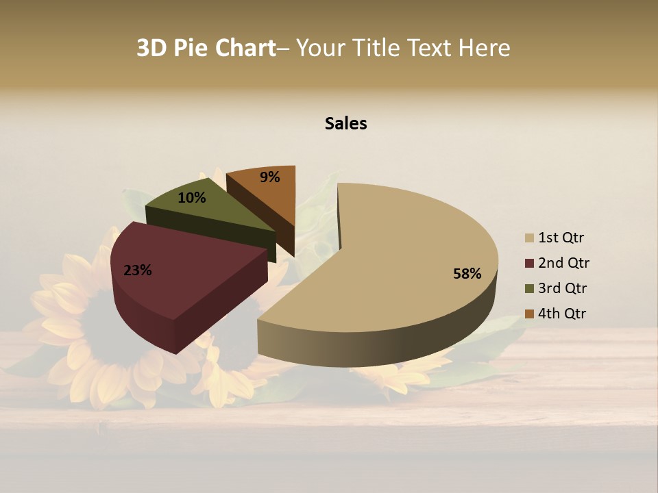 Bouquet Autumn Layout PowerPoint Template