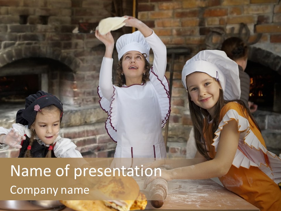 Working Food Bakery PowerPoint Template