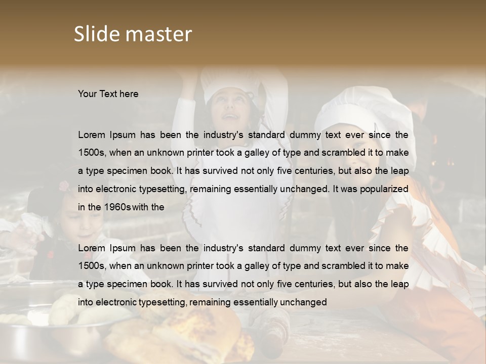 Working Food Bakery PowerPoint Template