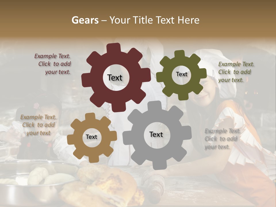 Working Food Bakery PowerPoint Template