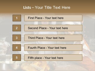 Working Food Bakery PowerPoint Template