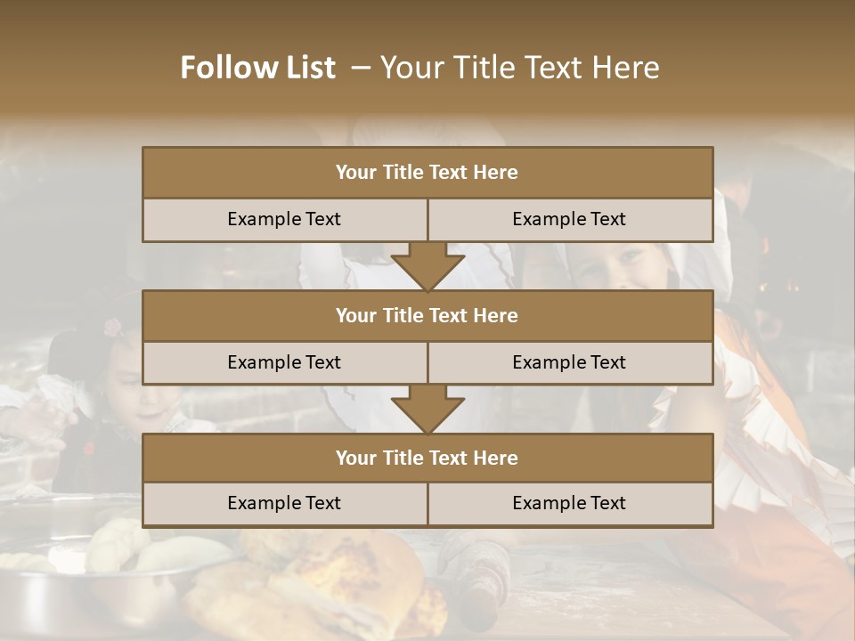 Working Food Bakery PowerPoint Template