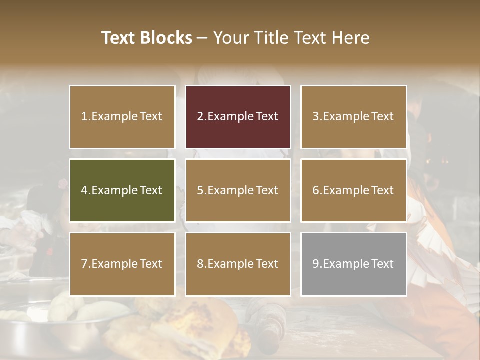 Working Food Bakery PowerPoint Template