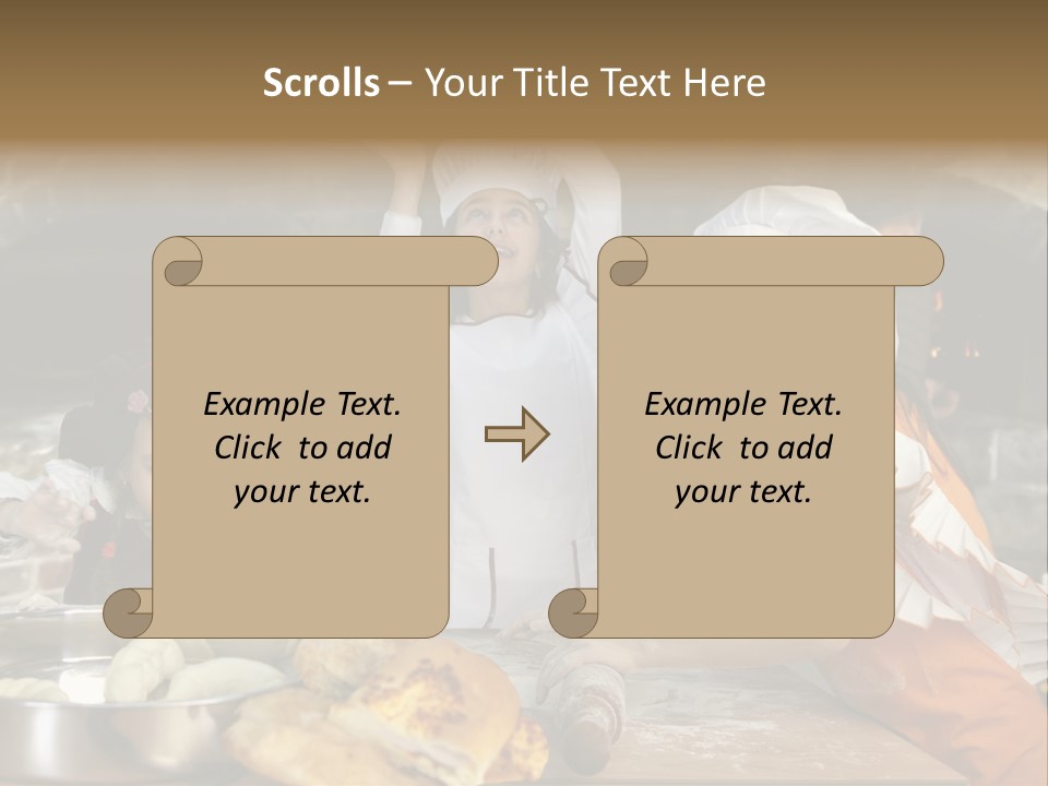 Working Food Bakery PowerPoint Template