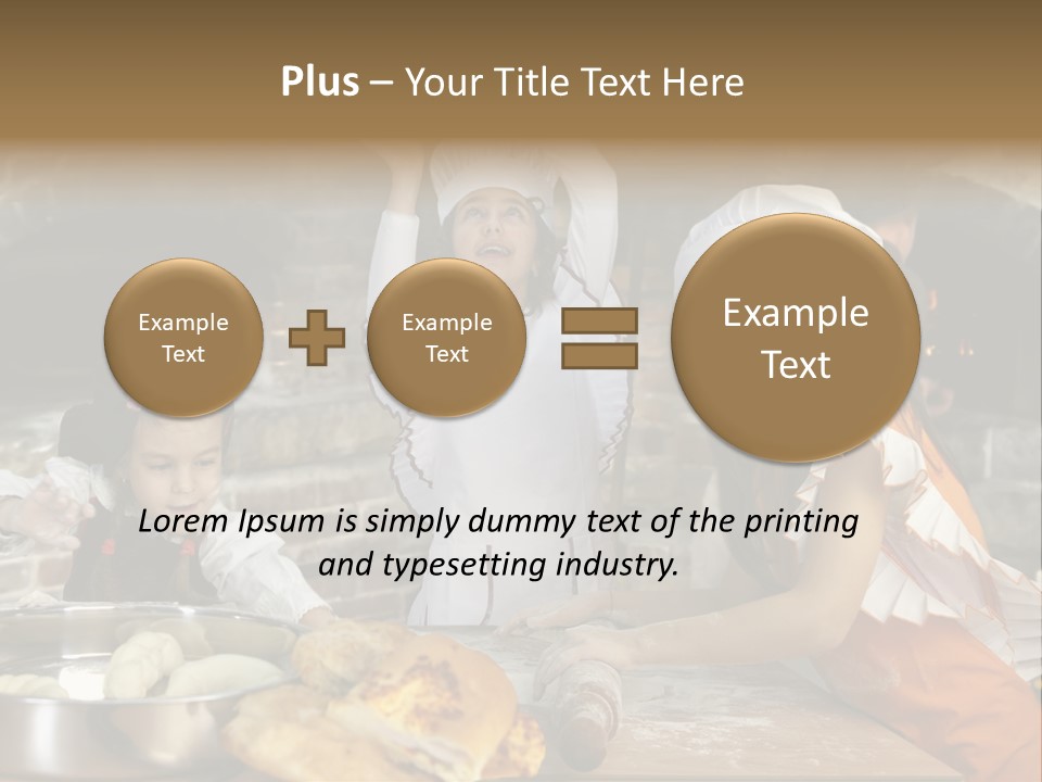 Working Food Bakery PowerPoint Template