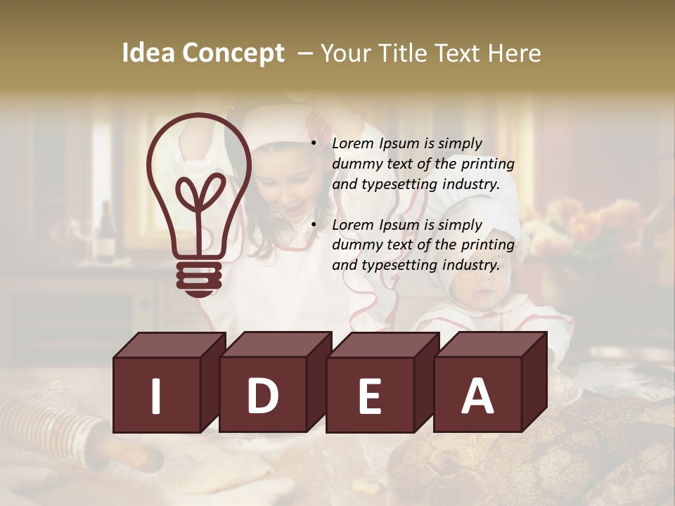 Help Room Children PowerPoint Template