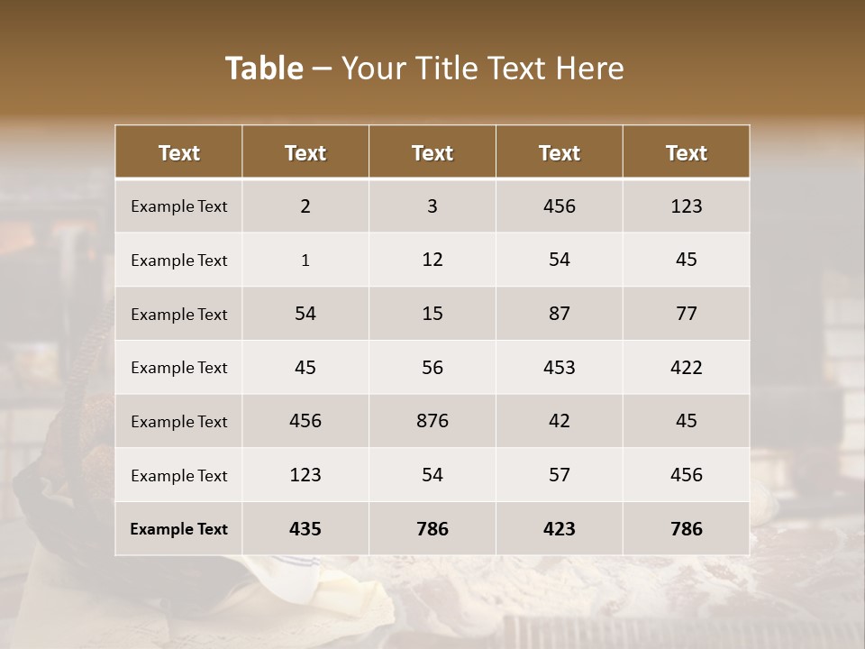 Apron Healthy Home PowerPoint Template