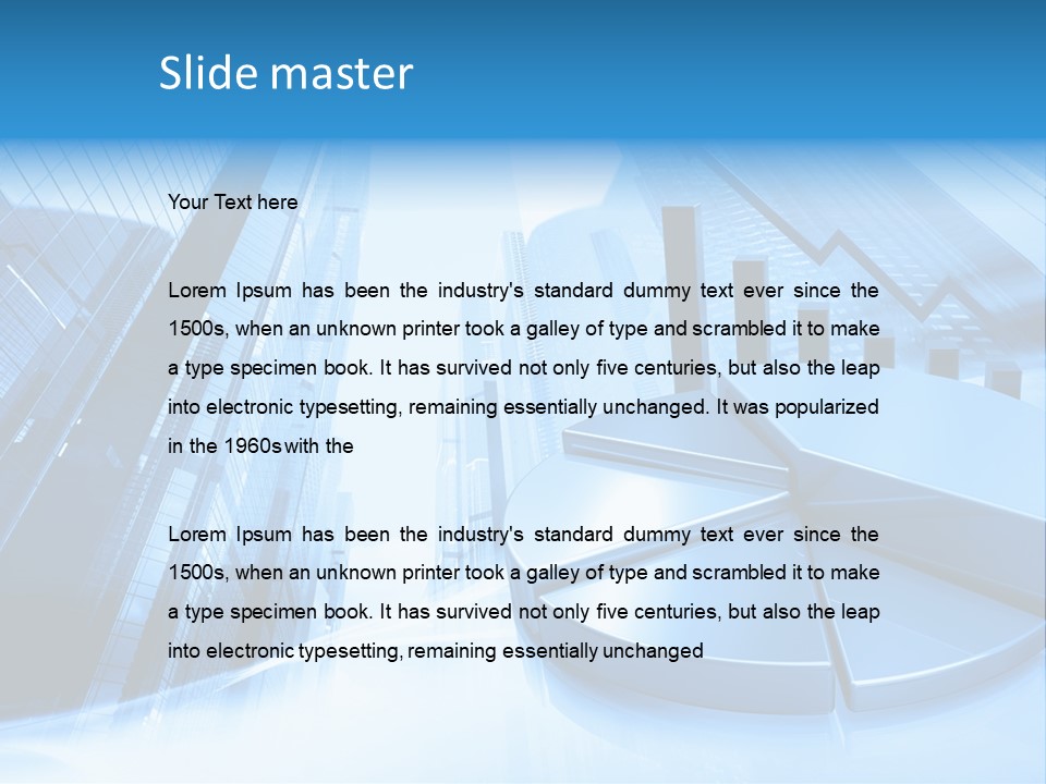 Steel Abstract Tall PowerPoint Template