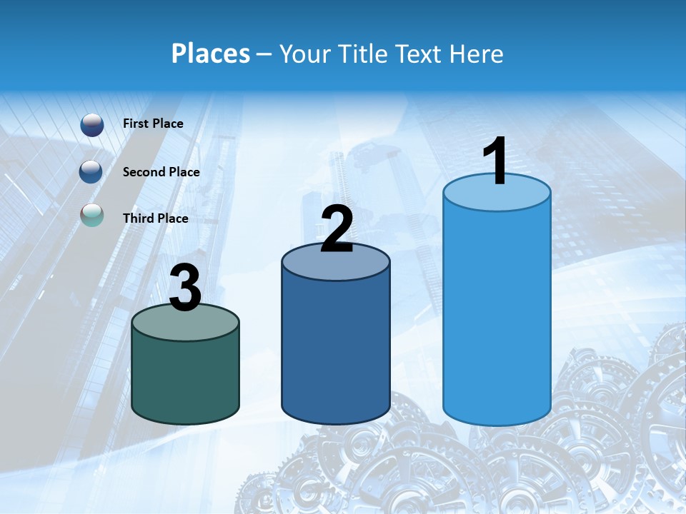 Machine Metallic Silhouette PowerPoint Template