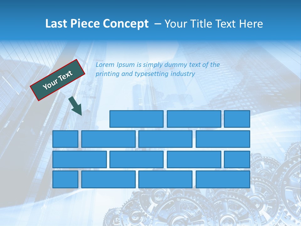 Machine Metallic Silhouette PowerPoint Template