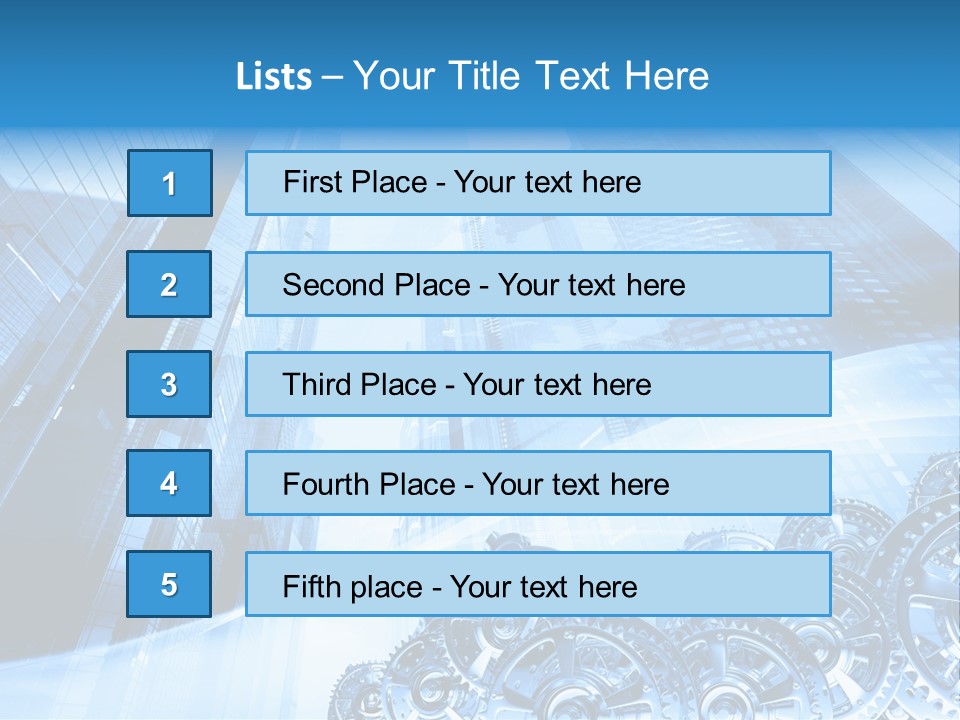 Machine Metallic Silhouette PowerPoint Template