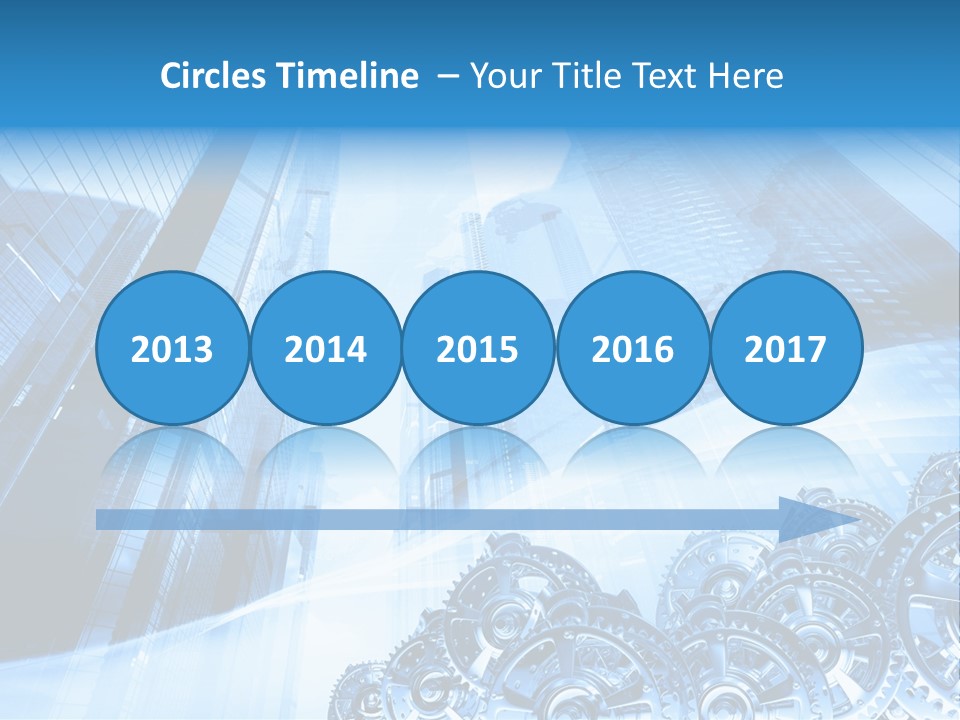 Machine Metallic Silhouette PowerPoint Template