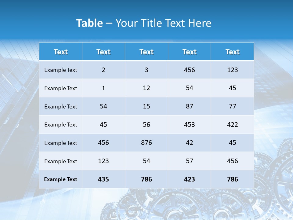 Machine Metallic Silhouette PowerPoint Template
