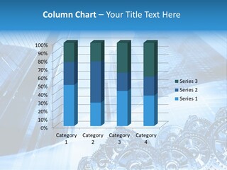 Machine Metallic Silhouette PowerPoint Template