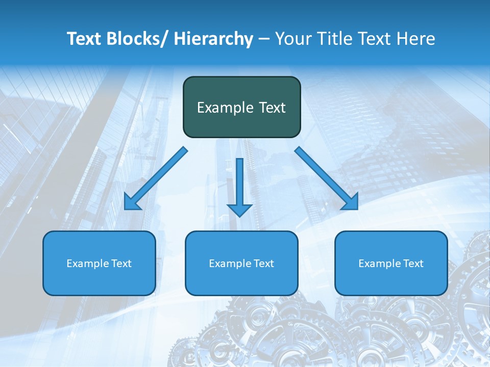Machine Metallic Silhouette PowerPoint Template