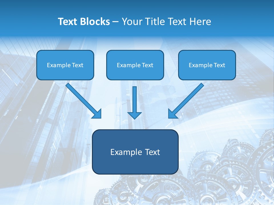 Machine Metallic Silhouette PowerPoint Template