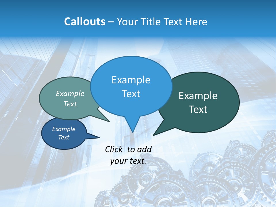 Machine Metallic Silhouette PowerPoint Template
