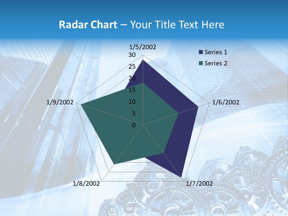 Machine Metallic Silhouette PowerPoint Template