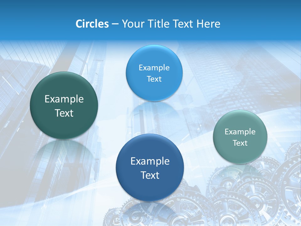 Machine Metallic Silhouette PowerPoint Template