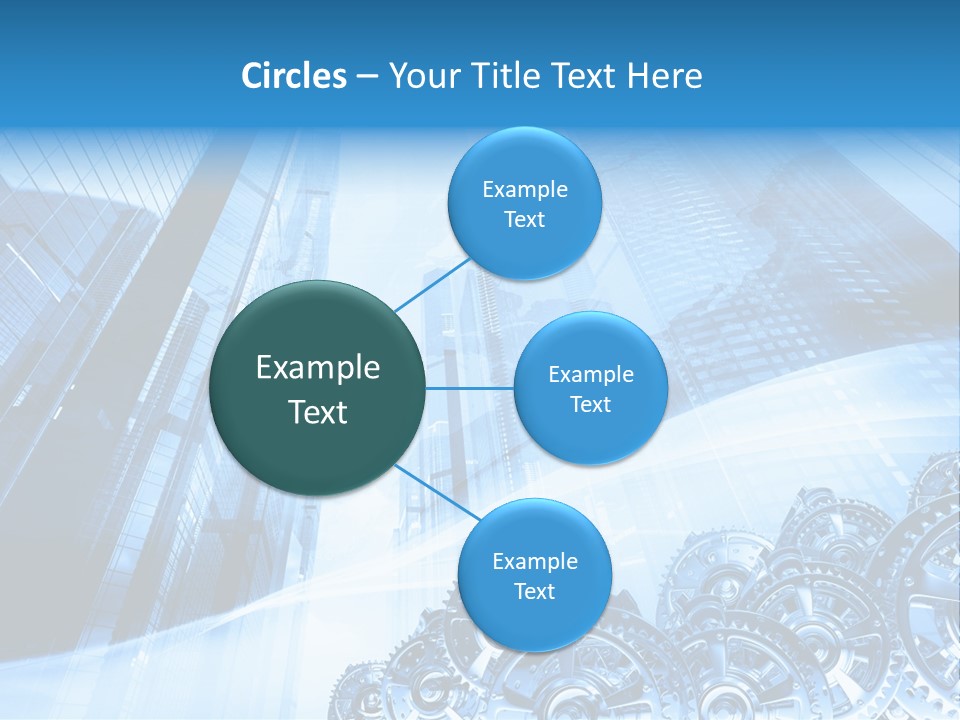 Machine Metallic Silhouette PowerPoint Template