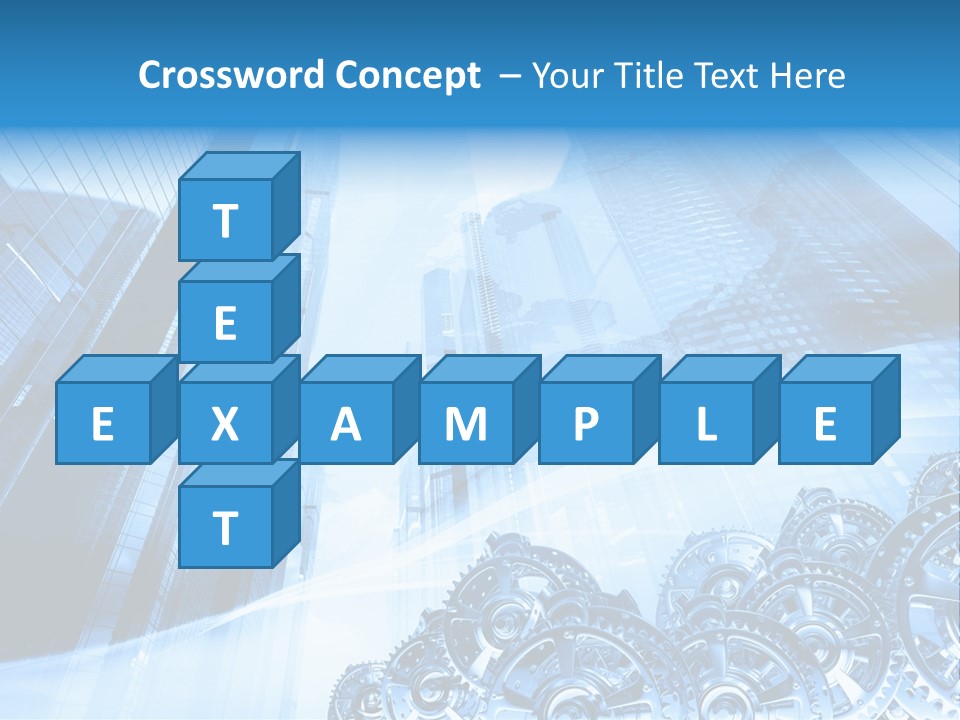 Machine Metallic Silhouette PowerPoint Template